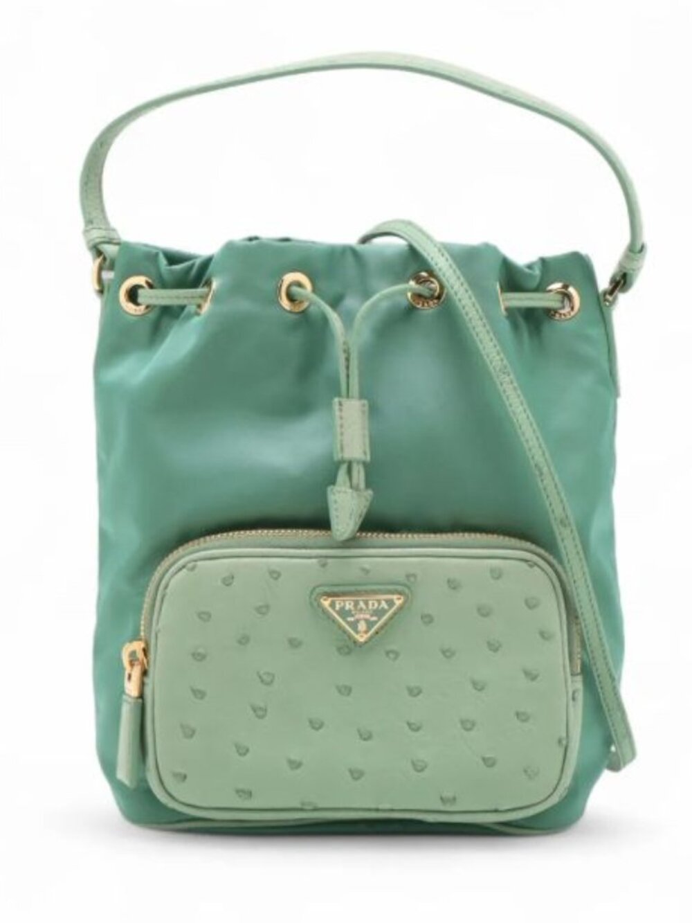 Authentic Prada Bucket Leather Bag